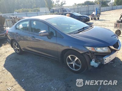 Czwarte zdjęcie samochodu z boku: 2015 HONDA CIVIC SE VIN:19XFB2F78FE018170 - miniatura