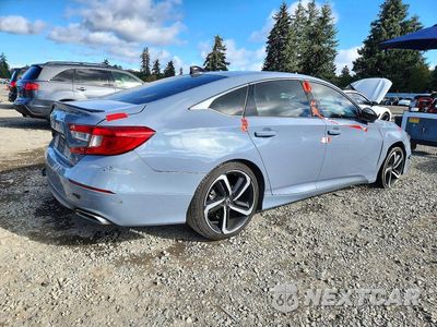 Trzecie zdjęcie samochodu z tyłu: 2022 HONDA ACCORD SPORT SE VIN:1HGCV1F48NA045124 - miniatura