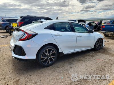 Trzecie zdjęcie samochodu z tyłu: 2019 HONDA CIVIC SPORT TOURING VIN:SHHFK7H98KU221624 - miniatura