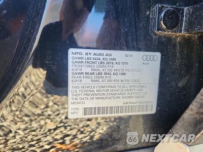 Zdjęcie 13 z 13 samochodu: 2019 AUDI Q5 PREMIUM PLUS VIN:WA1BNAFY5K2064923 - miniatura