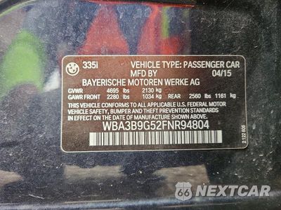 Zdjęcie 12 z 12 samochodu: 2015 BMW 335 XI VIN:WBA3B9G52FNR94804 - miniatura