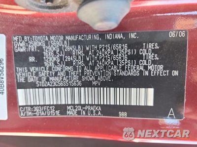 Zdjęcie 13 z 13 samochodu: 2006 TOYOTA SIENNA LE 8 PASSENGER VIN:5TDZA23C56S515636 - miniatura