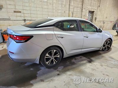 Trzecie zdjęcie samochodu z tyłu: 2022 NISSAN SENTRA SV VIN:3N1AB8CV5NY205687 - miniatura