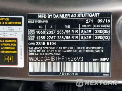 Zdjęcie 12 z 12 samochodu: 2017 MERCEDES-BENZ GLC 300 VIN:WDC0G4JB1HF162693 - miniatura