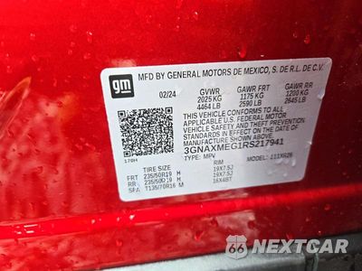 Zdjęcie 14 z 14 samochodu: 2024 CHEVROLET EQUINOX RS VIN:3GNAXMEG1RS217941 - miniatura
