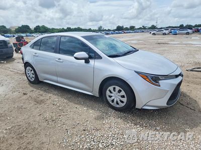 Czwarte zdjęcie samochodu z boku: 2022 TOYOTA COROLLA L VIN:5YFDPMAE8NP346101 - miniatura