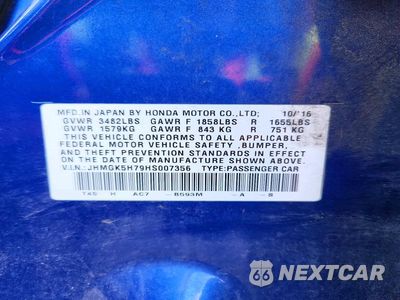 Zdjęcie 13 z 13 samochodu: 2017 HONDA FIT EX VIN:JHMGK5H79HS007356 - miniatura
