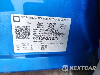Zdjęcie 13 z 13 samochodu: 2024 CHEVROLET EQUINOX RS VIN:3GNAXWEG6RS157943 - miniatura