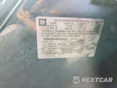 Zdjęcie 14 z 14 samochodu: 2013 CHEVROLET EQUINOX LS VIN:2GNALBEK4D6390655 - miniatura