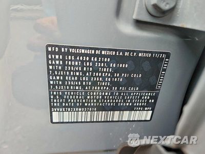 Zdjęcie 14 z 14 samochodu: 2024 VOLKSWAGEN TAOS SE VIN:3VVUX7B2XRM037816 - miniatura