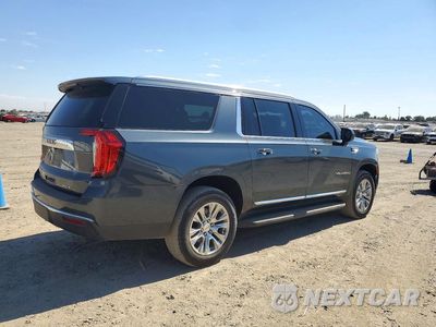 Trzecie zdjęcie samochodu z tyłu: 2021 GMC YUKON XL K1500 SLT VIN:1GKS2GKT3MR456390 - miniatura
