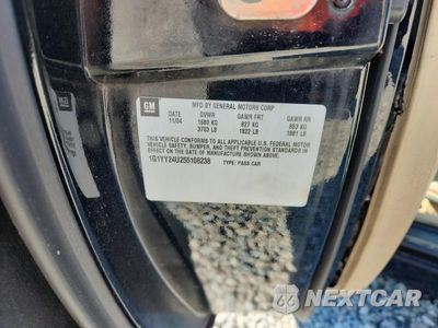 Zdjęcie 12 z 12 samochodu: 2005 CHEVROLET CORVETTE VIN:1G1YY24U255108238 - miniatura