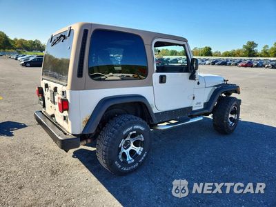 Trzecie zdjęcie samochodu z tyłu: 2004 JEEP WRANGLER / TJ SE VIN:1J4FA29114P722583 - miniatura