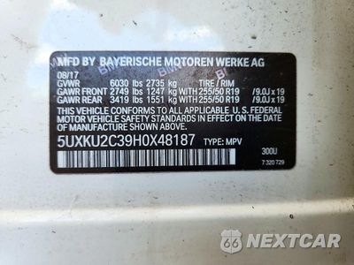 Zdjęcie 13 z 13 samochodu: 2017 BMW X6 XDRIVE35I VIN:5UXKU2C39H0X48187 - miniatura