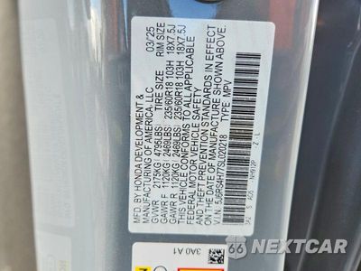 Zdjęcie 13 z 13 samochodu: 2025 HONDA CR-V EXL VIN:5J6RS4H77SL020218 - miniatura