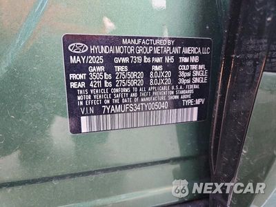 Zdjęcie 13 z 13 samochodu: 2026 HYUNDAI IONIQ 9 SEL VIN:7YAMUFS34TY005040 - miniatura