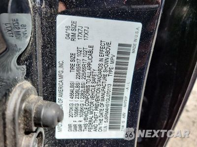 Zdjęcie 13 z 13 samochodu: 2016 HONDA CR-V EX VIN:5J6RM4H51GL070113 - miniatura