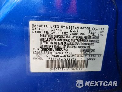 Zdjęcie 14 z 14 samochodu: 2021 NISSAN KICKS SR VIN:3N1CP5DV1ML563713 - miniatura