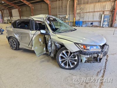 Czwarte zdjęcie samochodu z boku: 2014 HONDA ACCORD SPORT VIN:1HGCR2F5XEA124233 - miniatura