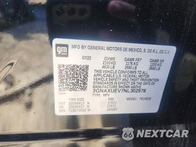 Zdjęcie 13 z 13 samochodu: 2022 CHEVROLET EQUINOX LT VIN:3GNAXUEV7NL302978 - miniatura