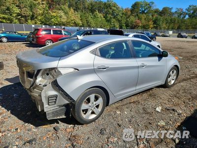 Trzecie zdjęcie samochodu z tyłu: 2013 HYUNDAI ELANTRA GLS VIN:5NPDH4AE4DH436645 - miniatura
