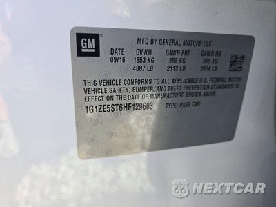 Zdjęcie 12 z 12 samochodu: 2017 CHEVROLET MALIBU LT VIN:1G1ZE5ST6HF129603 - miniatura