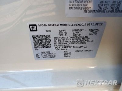 Zdjęcie 13 z 13 samochodu: 2026 GMC SIERRA K1500 AT4X VIN:3GTUUFE85TG300401 - miniatura