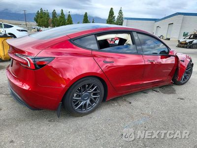 Trzecie zdjęcie samochodu z tyłu: 2025 TESLA MODEL 3 VIN:5YJ3E1EA8SF052731 - miniatura