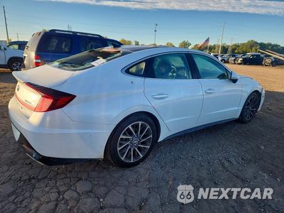 Trzecie zdjęcie samochodu z tyłu: 2020 HYUNDAI SONATA LIMITED VIN:5NPEH4J21LH033618 - miniatura