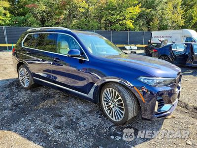 Czwarte zdjęcie samochodu z boku: 2020 BMW X7 XDRIVE40I VIN:5UXCW2C05L9B11552 - miniatura