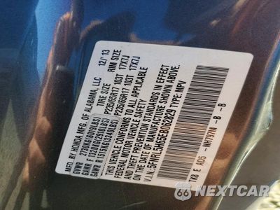 Zdjęcie 14 z 14 samochodu: 2014 HONDA ODYSSEY EXL VIN:5FNRL5H65EB062829 - miniatura