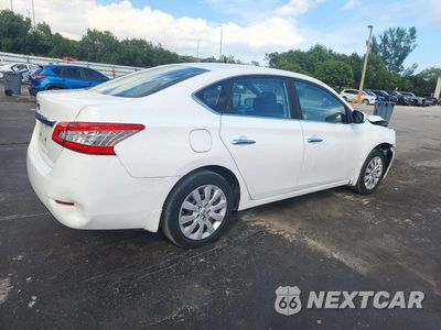 Trzecie zdjęcie samochodu z tyłu: 2015 NISSAN SENTRA S VIN:3N1AB7AP1FY373908 - miniatura