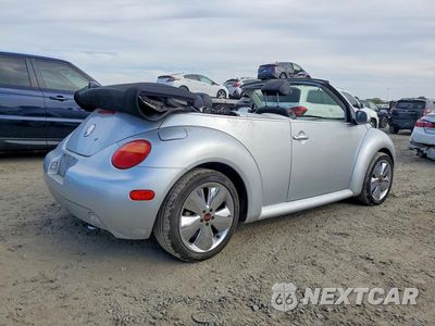 Trzecie zdjęcie samochodu z tyłu: 2007 VOLKSWAGEN NEW BEETLE GLS VIN:3VWCK21Y23M310463 - miniatura