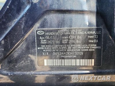Zdjęcie 12 z 12 samochodu: 2013 HYUNDAI SONATA GLS VIN:5NPEB4AC9DH730109 - miniatura