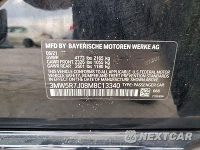 Zdjęcie 12 z 12 samochodu: 2021 BMW 330XI VIN:3MW5R7J08M8C13340 - miniatura