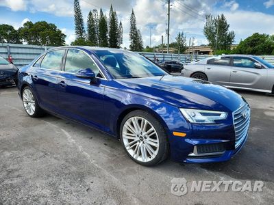Czwarte zdjęcie samochodu z boku: 2019 AUDI A4 PREMIUM PLUS VIN:WAUHMAF43KA056824 - miniatura
