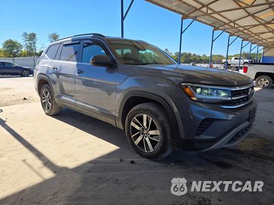 Czwarte zdjęcie samochodu z boku: 2021 VOLKSWAGEN ATLAS SE VIN:1V2DP2CAXMC531285 - miniatura