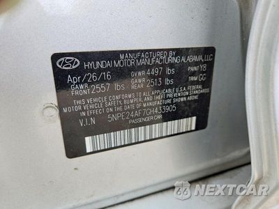 Zdjęcie 13 z 13 samochodu: 2016 HYUNDAI SONATA SE VIN:5NPE24AF7GH433905 - miniatura