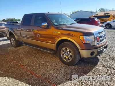 Czwarte zdjęcie samochodu z boku: 2012 FORD F150 SUPERCREW VIN:1FTFW1ET0CFA93640 - miniatura