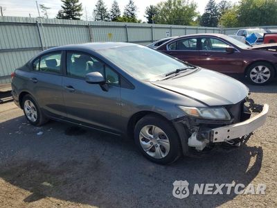 Czwarte zdjęcie samochodu z boku: 2013 HONDA CIVIC LX VIN:19XFB2F57DE211020 - miniatura