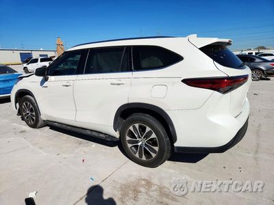 Drugie zdjęcie samochodu z przodu: 2020 TOYOTA HIGHLANDER HYBRID XLE VIN:5TDGARAHXLS500107 - miniatura