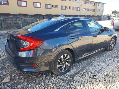 Trzecie zdjęcie samochodu z tyłu: 2017 HONDA CIVIC EX VIN:19XFC2F70HE006241 - miniatura