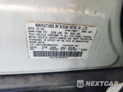 Zdjęcie 13 z 13 samochodu: 2008 INFINITI EX35 BASE VIN:JNKAJ09E48M303043 - miniatura