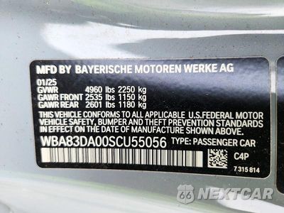 Zdjęcie 13 z 13 samochodu: 2025 BMW M440XI VIN:WBA83DA00SCU55056 - miniatura