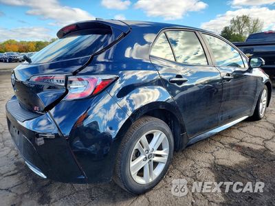 Trzecie zdjęcie samochodu z tyłu: 2020 TOYOTA COROLLA HATCHBACK SE VIN:JTND4RBE2L3084520 - miniatura
