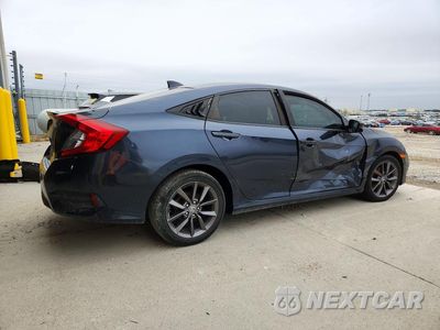 Trzecie zdjęcie samochodu z tyłu: 2020 HONDA CIVIC EX VIN:19XFC1F34LE019087 - miniatura
