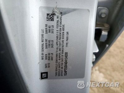 Zdjęcie 12 z 12 samochodu: 2013 BUICK VERANO PREMIUM VIN:1G4PT5SV4D4134208 - miniatura