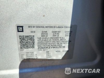 Zdjęcie 13 z 13 samochodu: 2019 CHEVROLET EQUINOX LT VIN:2GNAXKEV5K6129739 - miniatura