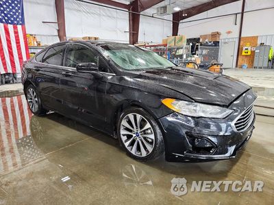 Czwarte zdjęcie samochodu z boku: 2019 FORD FUSION SE VIN:3FA6P0T92KR253880 - miniatura
