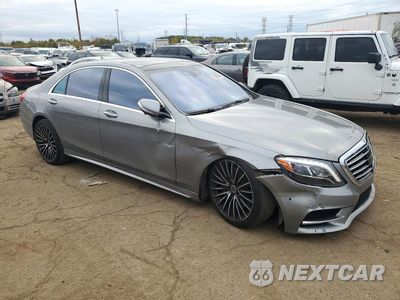 Czwarte zdjęcie samochodu z boku: 2015 MERCEDES-BENZ S 550 4MATIC VIN:WDDUG8FB2FA123697 - miniatura
